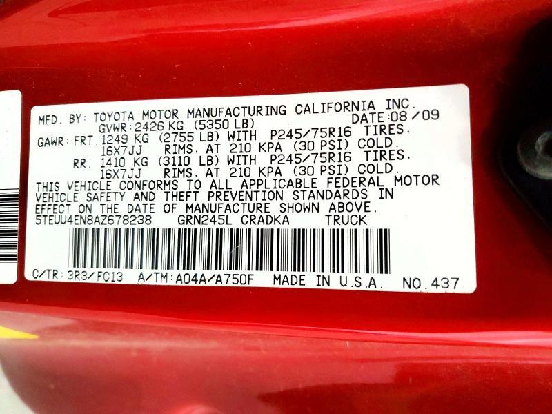 2010 Toyota Tacoma V6