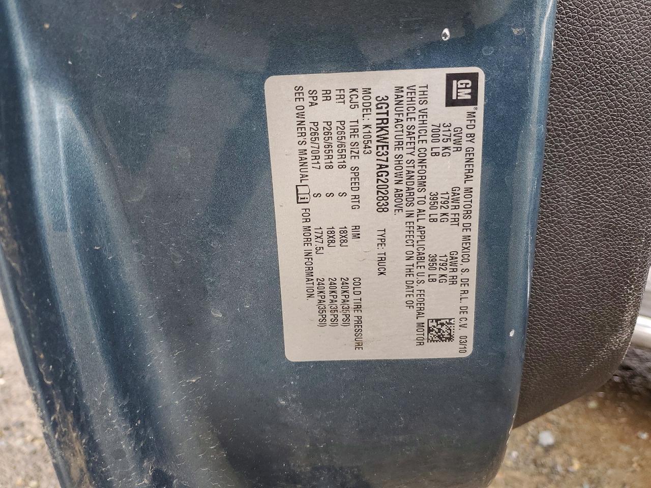 2010 GMC Sierra K1500 SLT