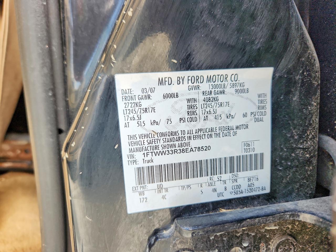 2008 Ford F350 Super Duty