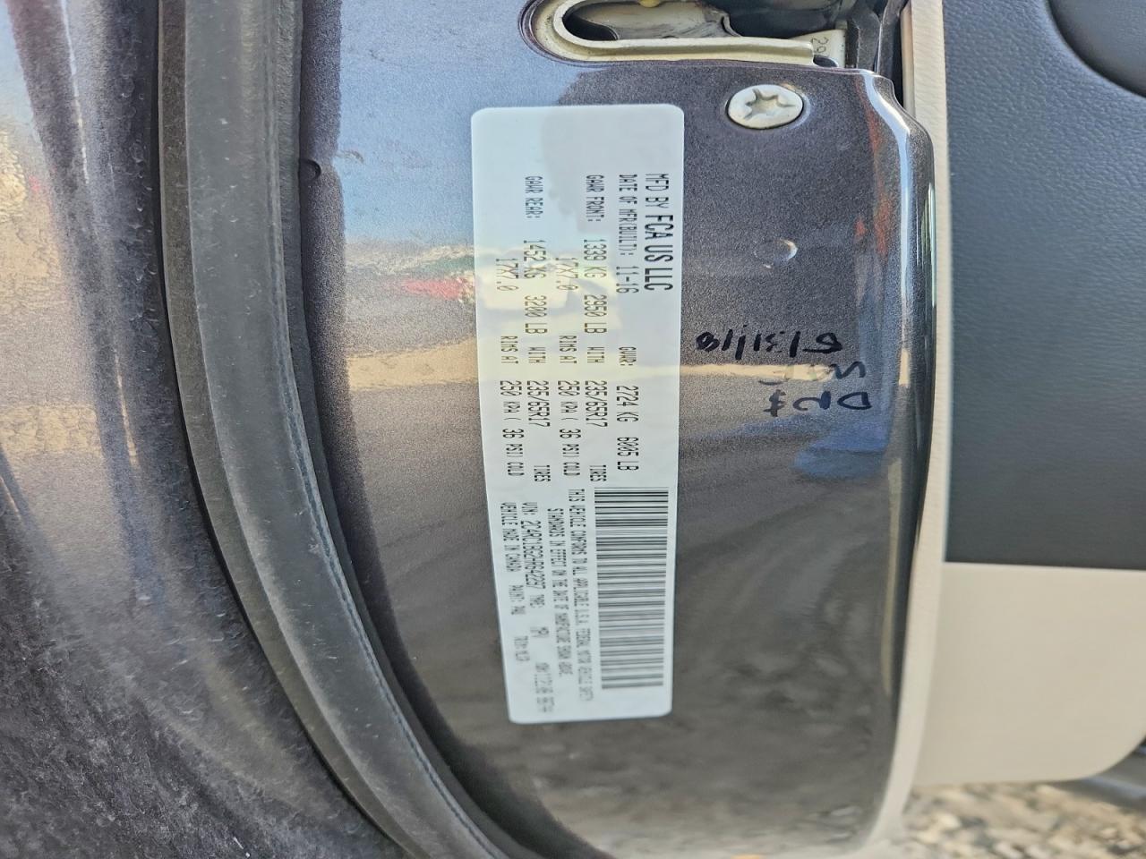 2017 Chrysler Pacifica Touring l