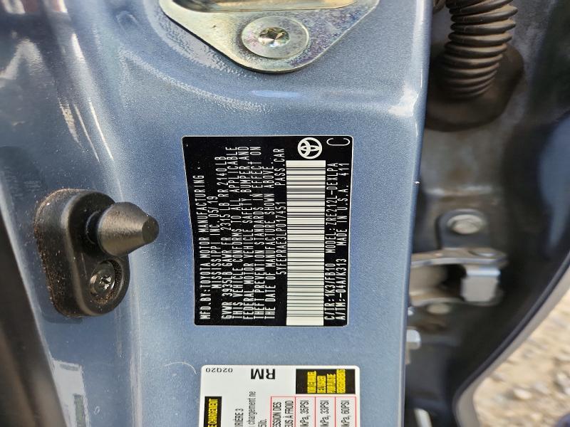 2020 Toyota Corolla le