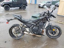 Salvage cars for sale from Copart Duryea, PA: 2025 Kawasaki EX650 P