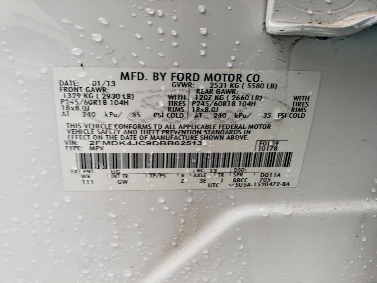 2013 Ford Edge sel