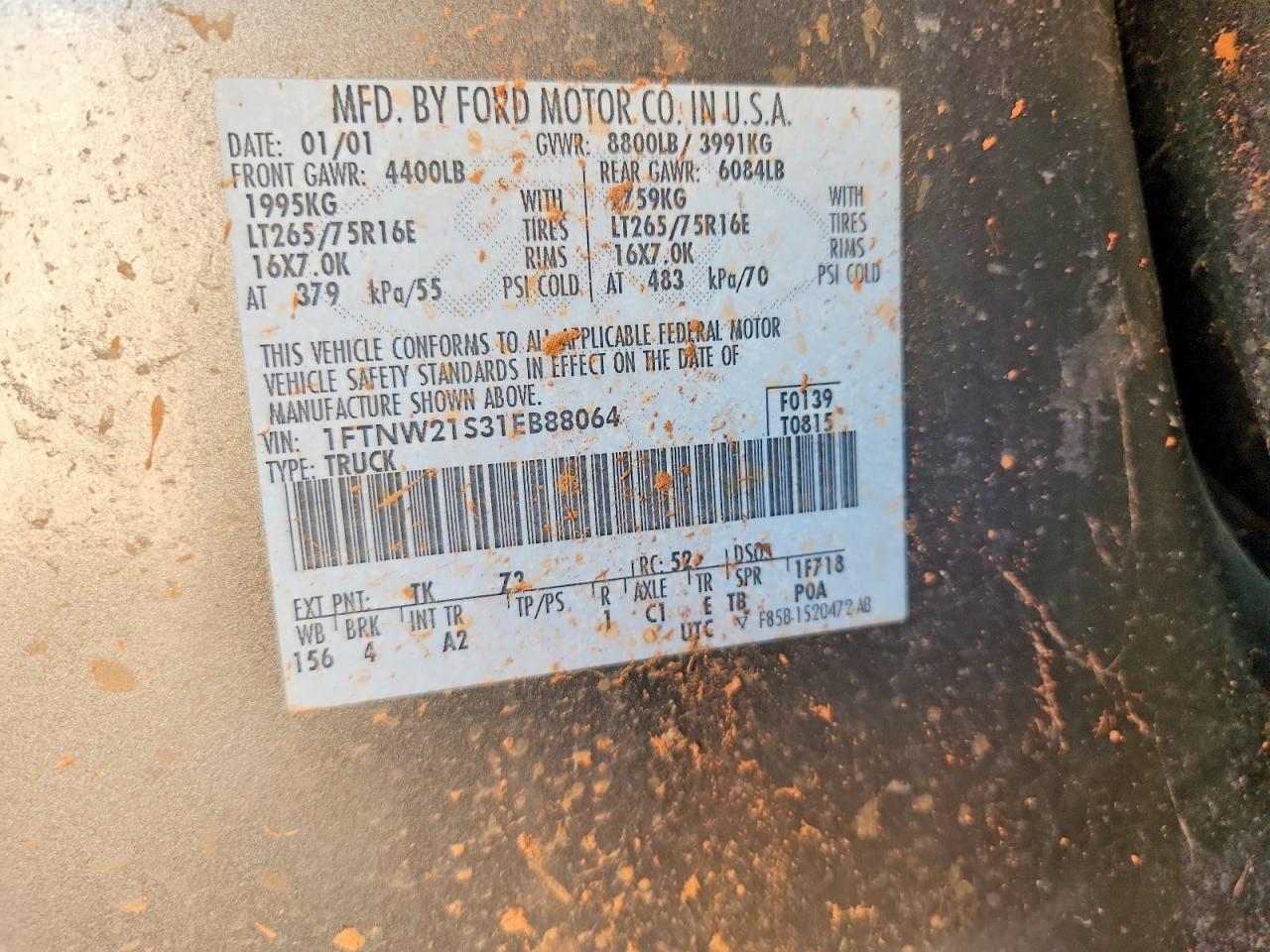 2001 Ford F250 Super Duty