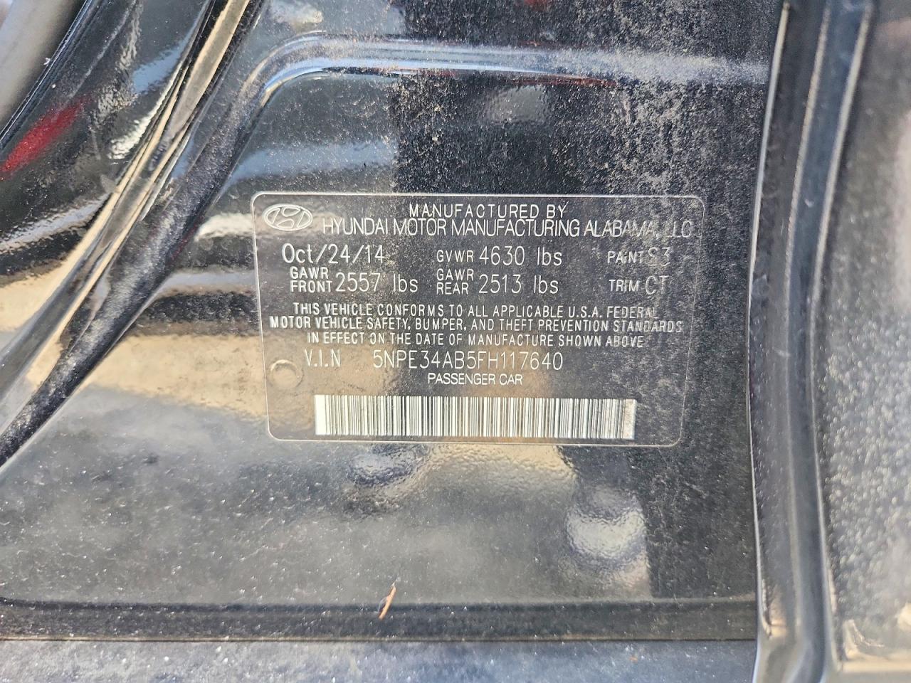 2015 Hyundai Sonata Limited 2.0t