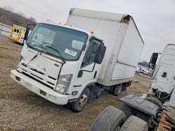 Salvage trucks for sale at Chicago Heights, IL auction: 2012 Isuzu NPR HD BOX Truck
