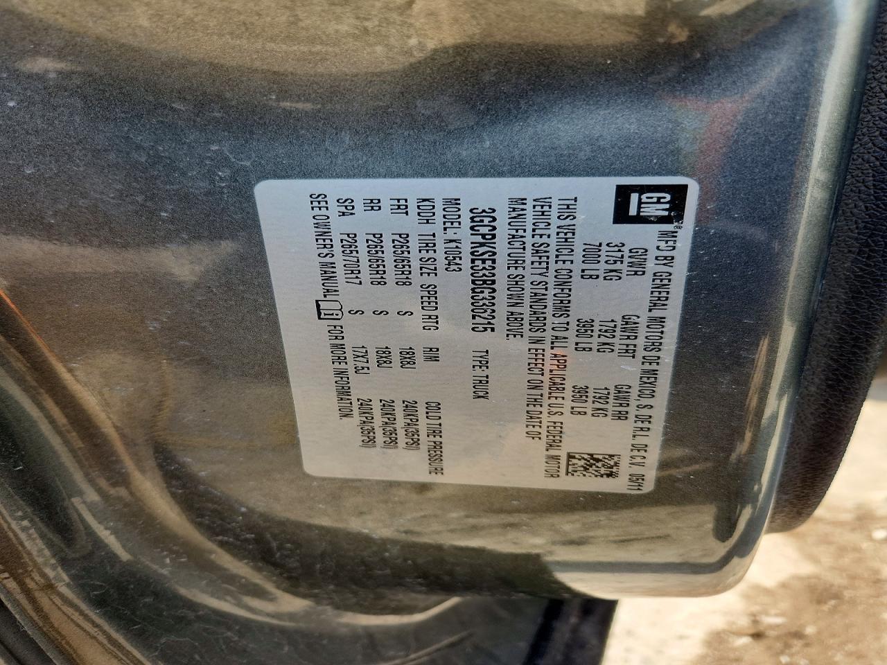 2011 Chevrolet Silverado K1500 LT