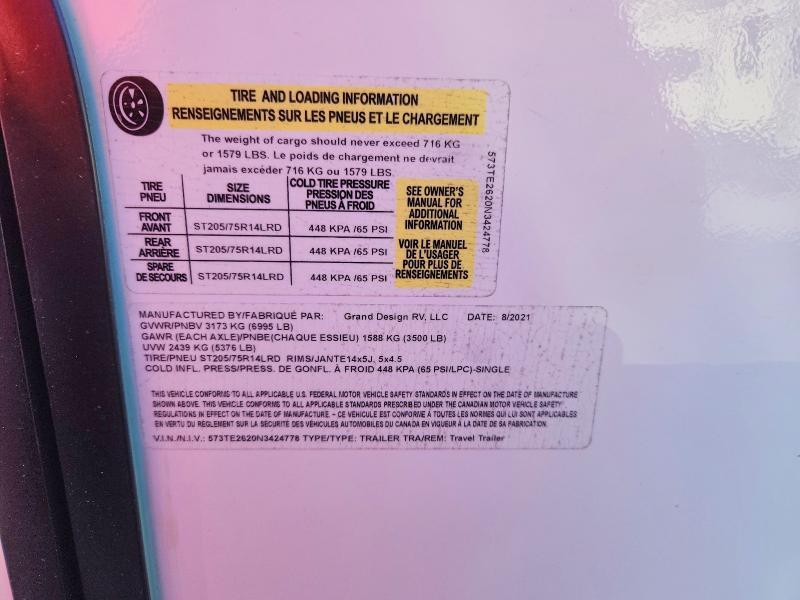 2022 Grand Design Imagine Camper