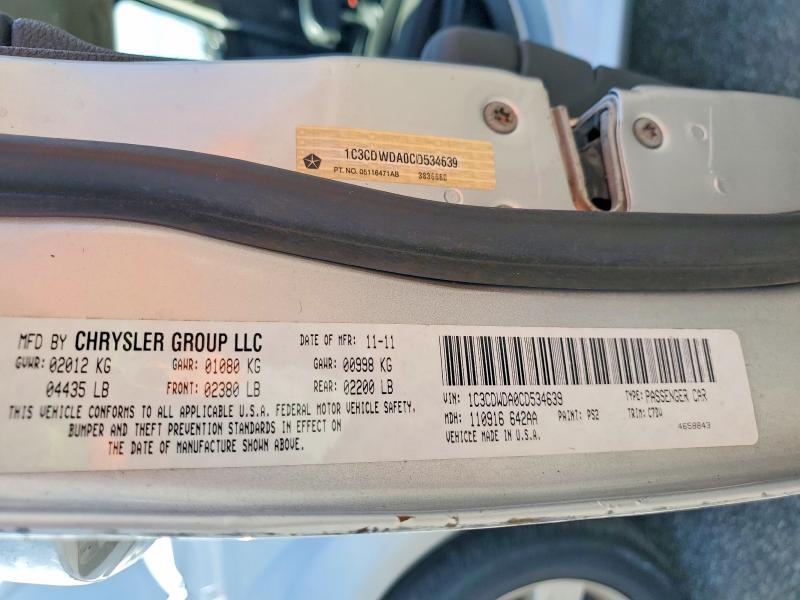 2012 Dodge Caliber sxt