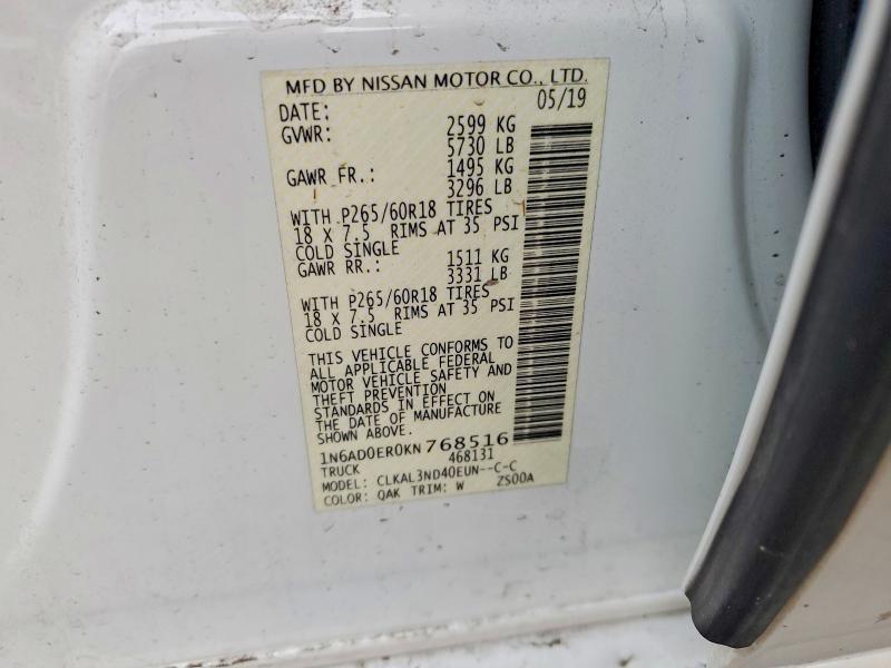 2019 Nissan Frontier SL