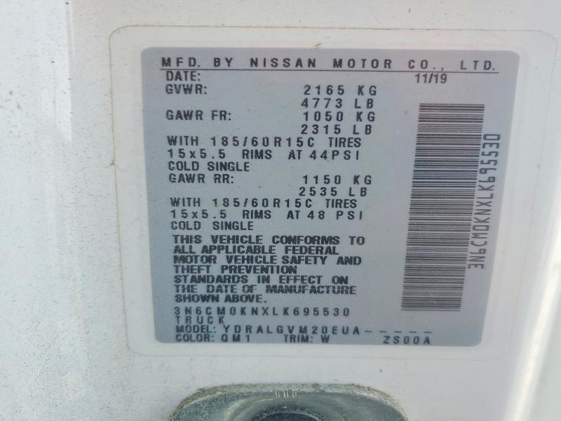 2020 Nissan NV200 SV