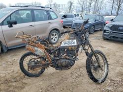 Salvage motorcycles for sale at Central Square, NY auction: 1996 Suzuki DR200 SET