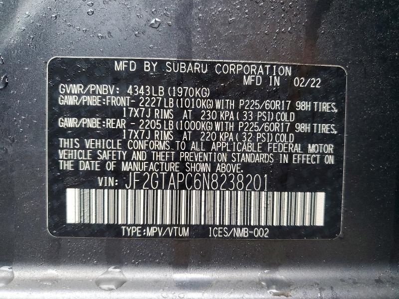 2022 Subaru Crosstrek Premium