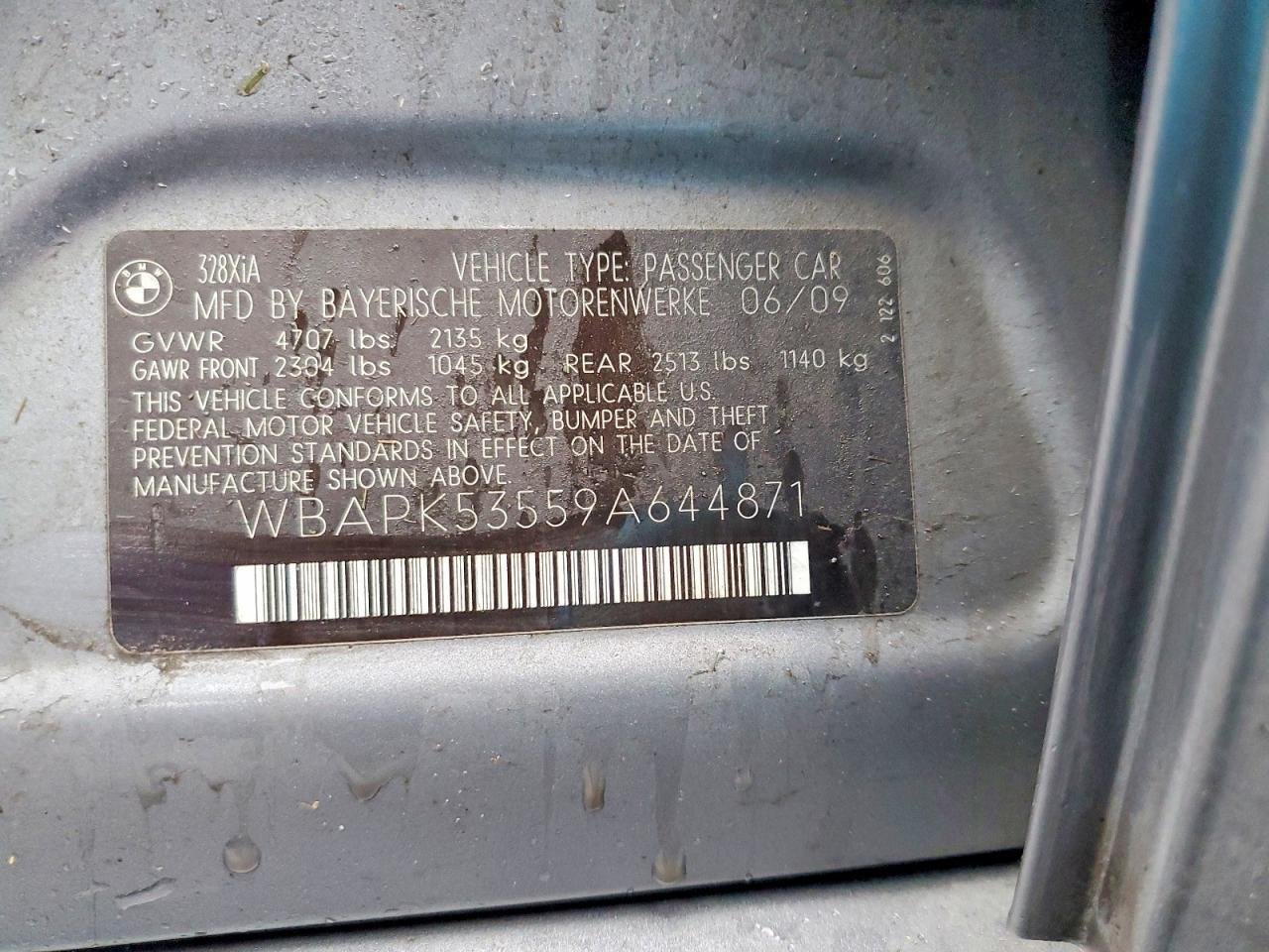2009 BMW 328 xi Sulev