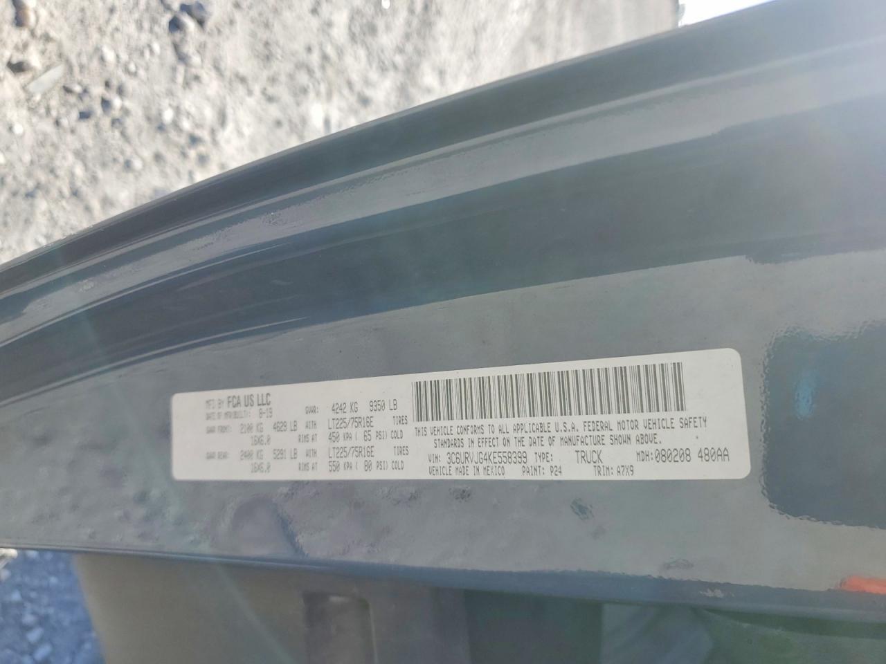 2019 Dodge Ram Promaster 3500 3500 High