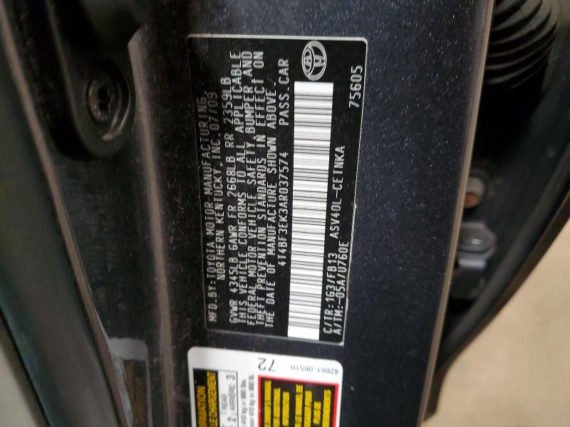2010 Toyota Camry le