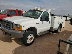 Salvage cars for sale from Copart Andrews, TX: 2000 Ford F450 Super Duty Utility / Service Truck