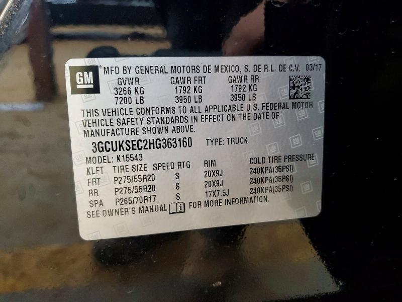 2017 Chevrolet Silverado K1500 LTZ