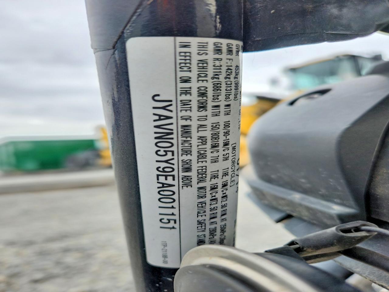 2014 Yamaha XVS950 CU