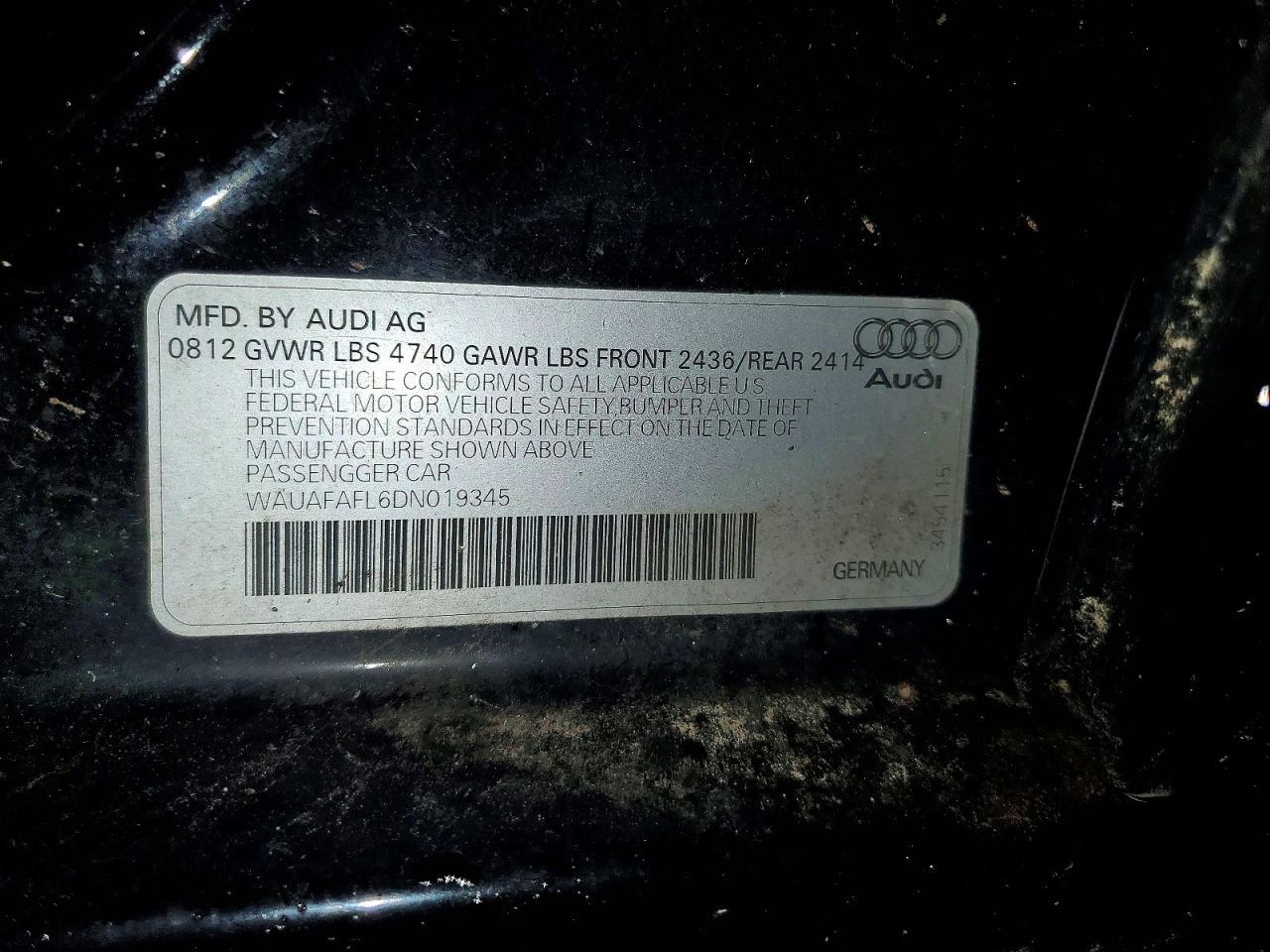 2013 Audi A4 Premium