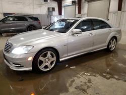 Mercedes-Benz S-class salvage cars for sale: 2012 Mercedes-Benz S 350 Bluetec