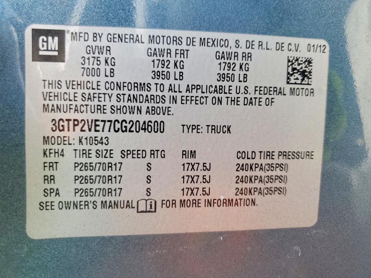 2012 GMC Sierra K1500 SLE