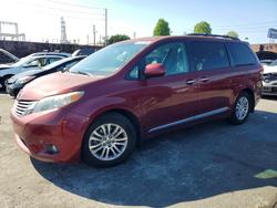 Toyota Sienna salvage cars for sale: 2012 Toyota Sienna xle 8-passenger