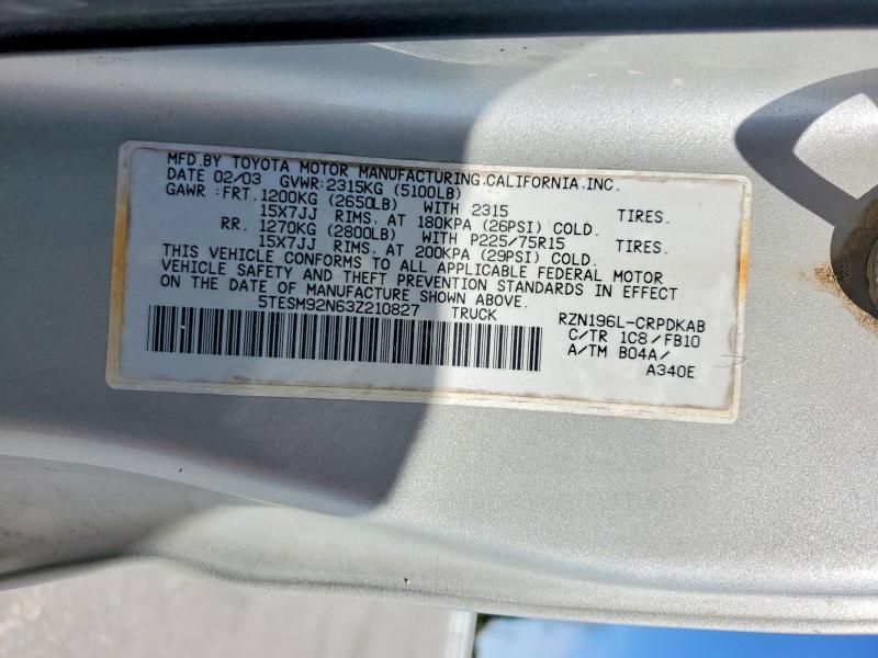 2003 Toyota Tacoma Prerunner