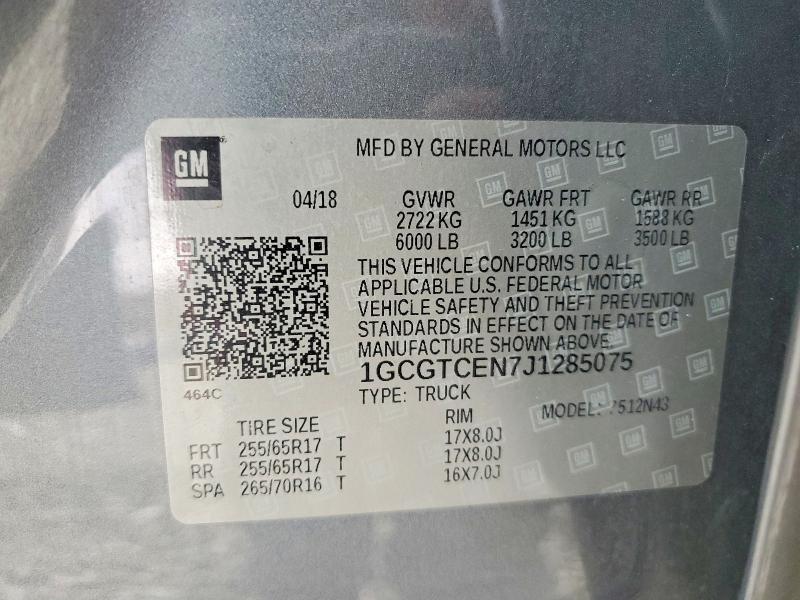 2018 Chevrolet Colorado LT