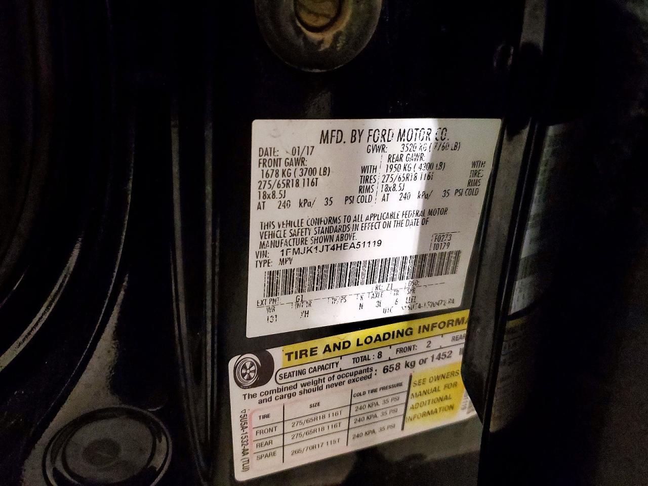 2017 Ford Expedition el xlt