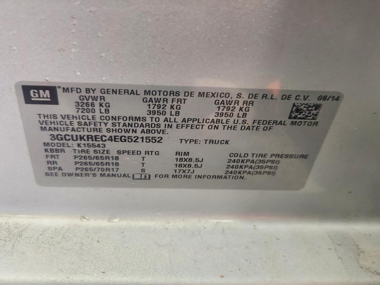 2014 Chevrolet Silverado K1500 lt