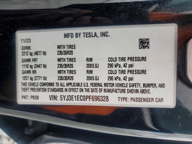 2023 Tesla Model 3