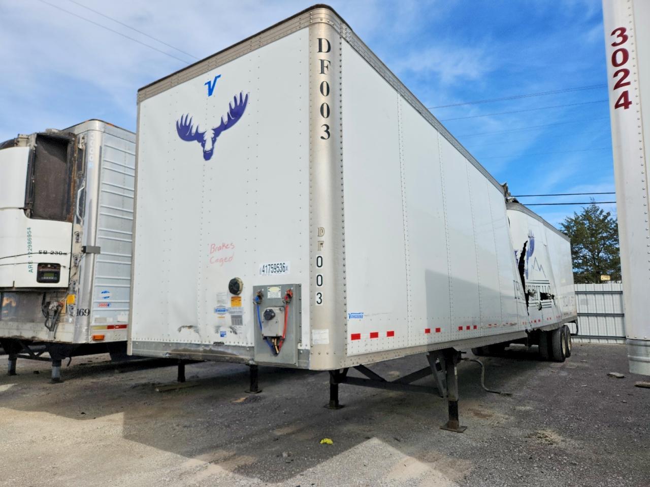 2021 Vanguard DRY Van Trailer
