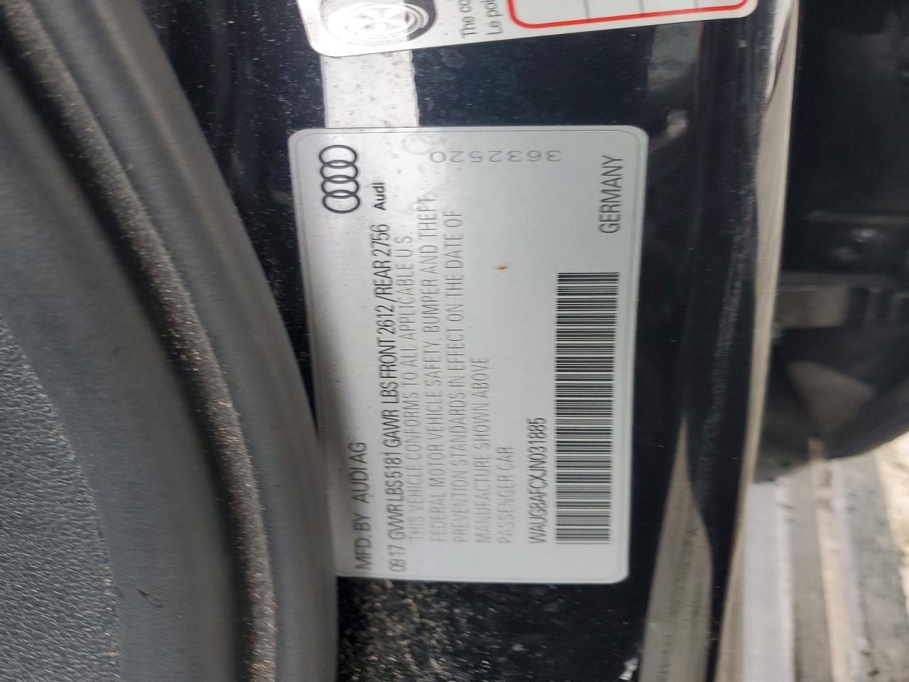 2018 Audi A6 Premium Plus