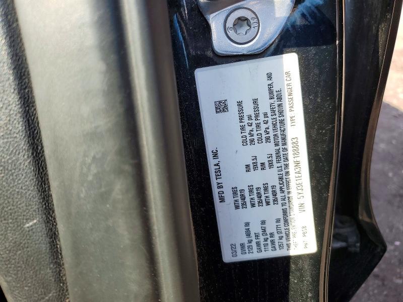 2022 Tesla Model 3