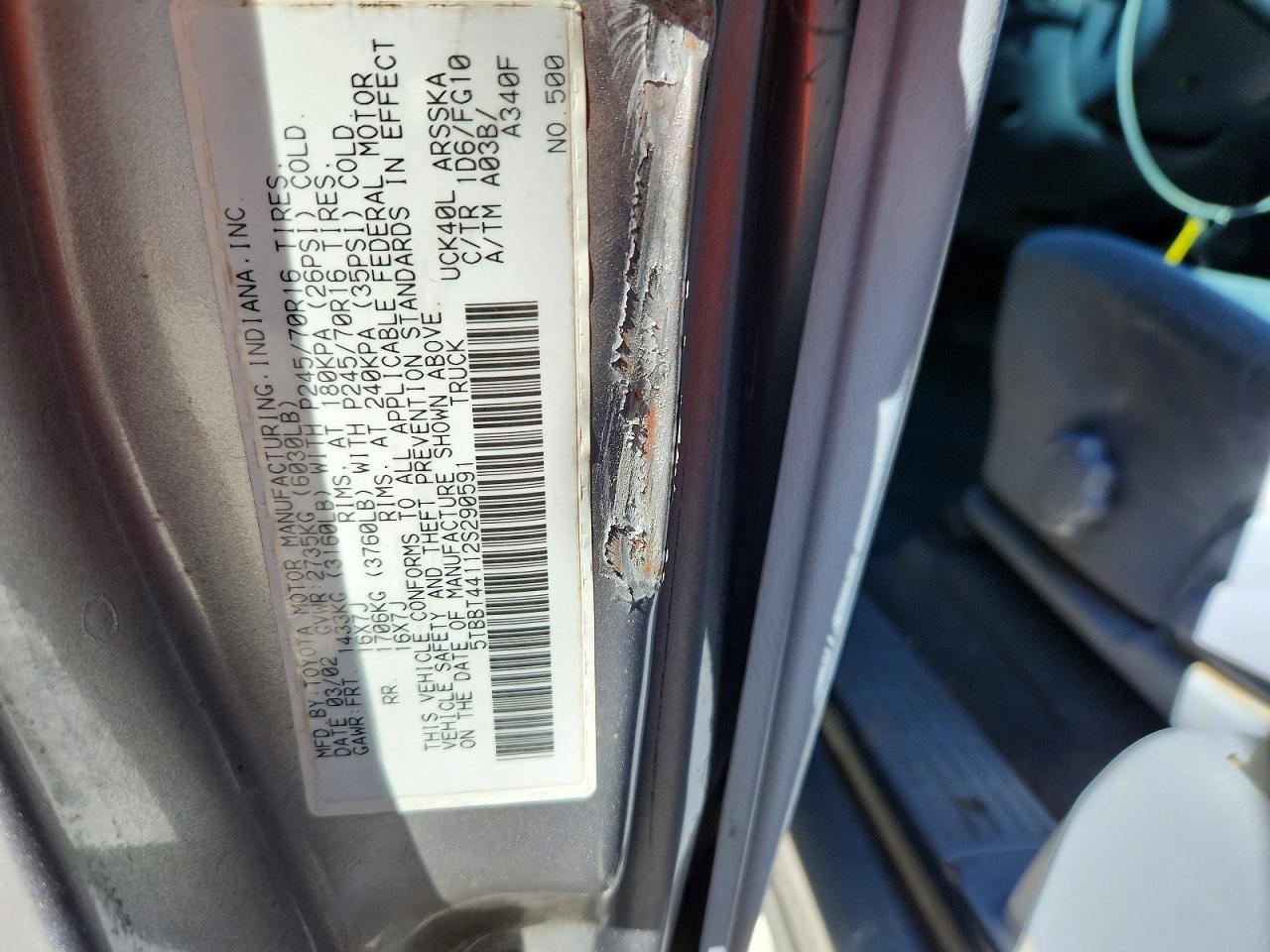 2002 Toyota Tundra SR5 V8
