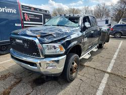 Salvage trucks for sale at Woodhaven, MI auction: 2015 Dodge 3500 Laramie