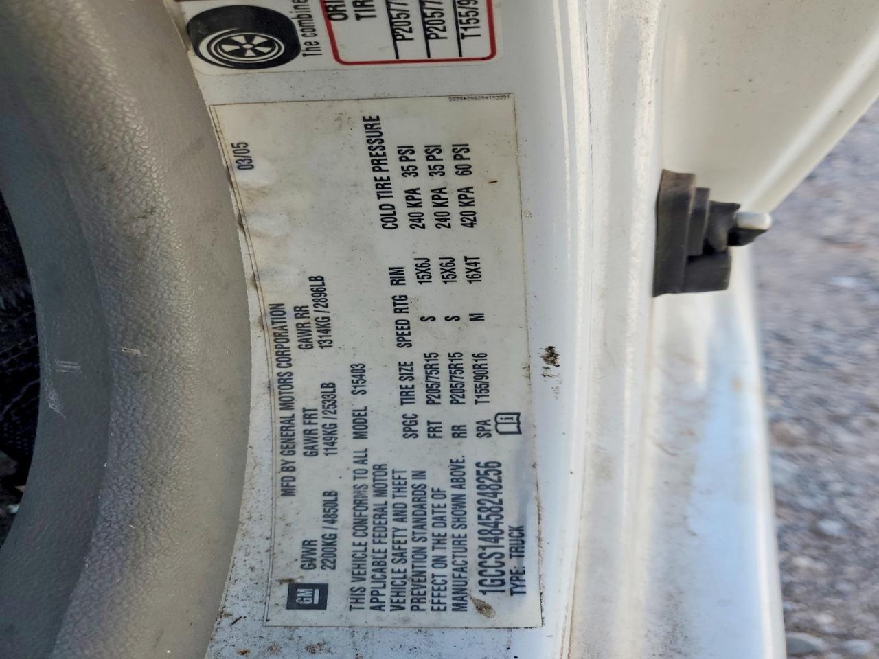 2005 Chev Colorado