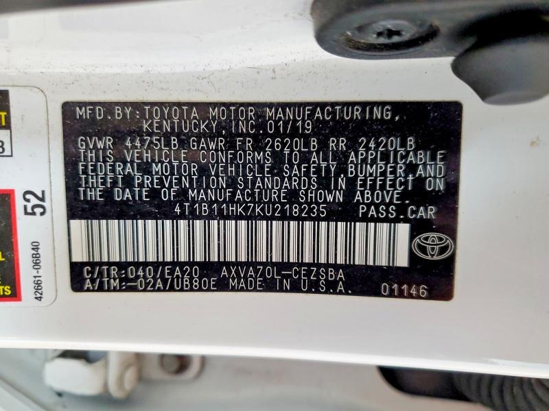 2019 Toyota Camry se