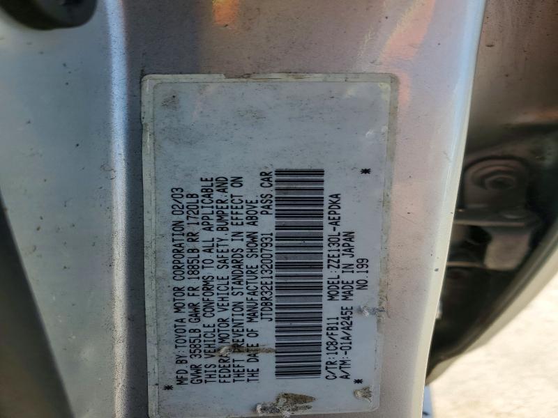 2003 Toyota Corolla ce