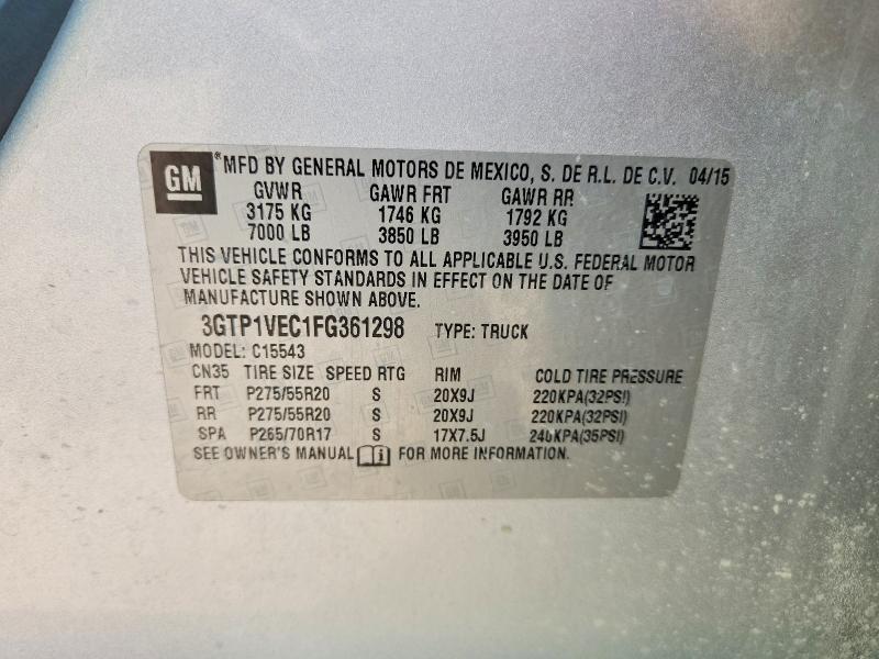 2015 GMC Sierra C1500 SLT