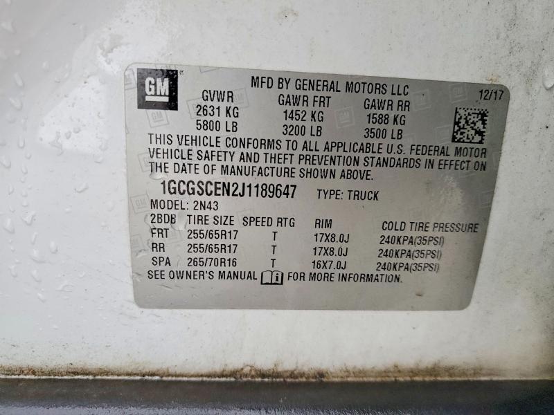 2018 Chevrolet Colorado LT