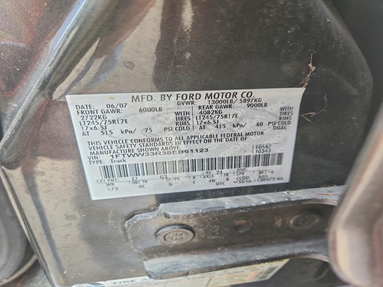 2008 Ford F350 Super Duty