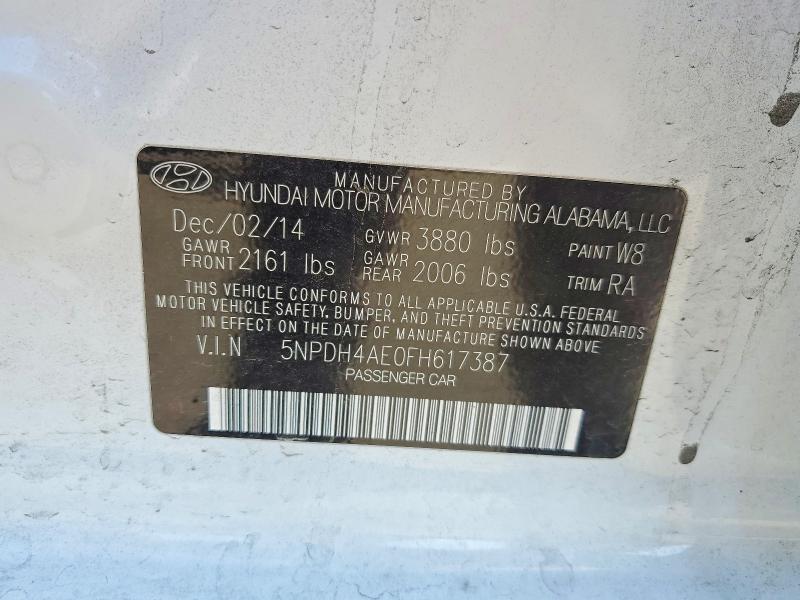 2015 Hyundai Elantra se