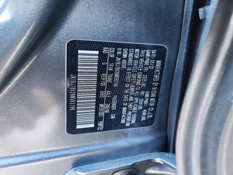 2022 Nissan Rogue Sport sv