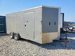 Salvage trucks for sale at Sikeston, MO auction: 2022 Rock Solid Carg O 7X16TA Enclosed Cargo Trailer