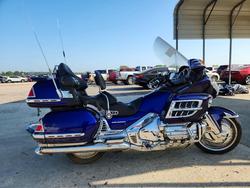 Salvage motorcycles for sale at Newton, AL auction: 2002 Honda GL1800 A