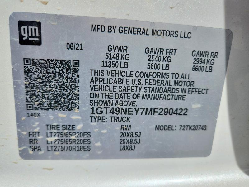 2021 GMC Sierra K2500 SLT