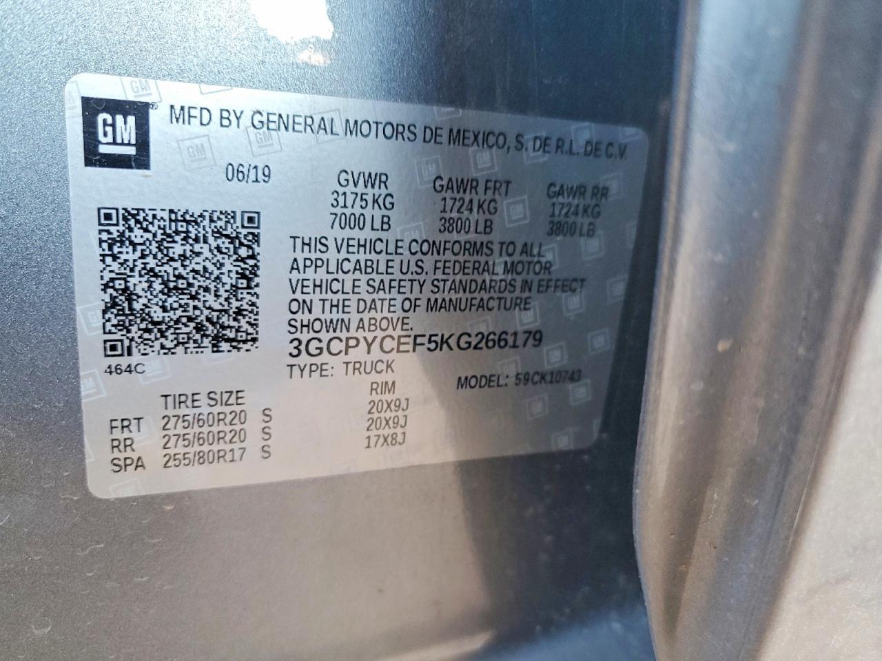 2019 Chevrolet Silverado K1500 Trail Boss Custom