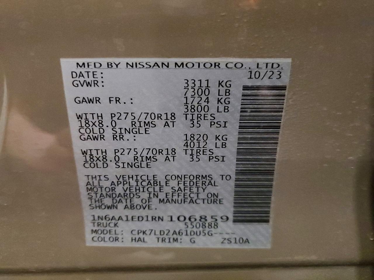 2024 Nissan Titan PRO-4X